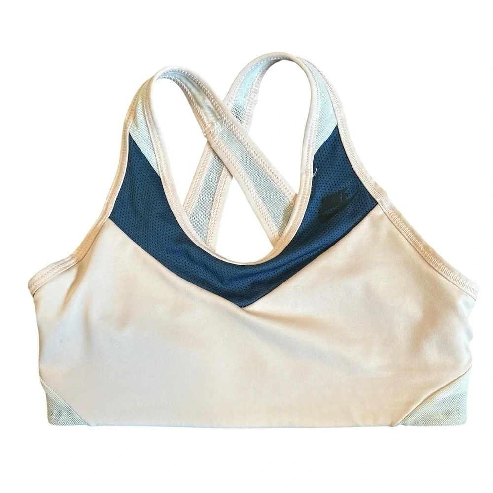 Nike Lot of 2 Sports Bras XS Windrunner Cross Back & Nike Pro Swoosh Padded